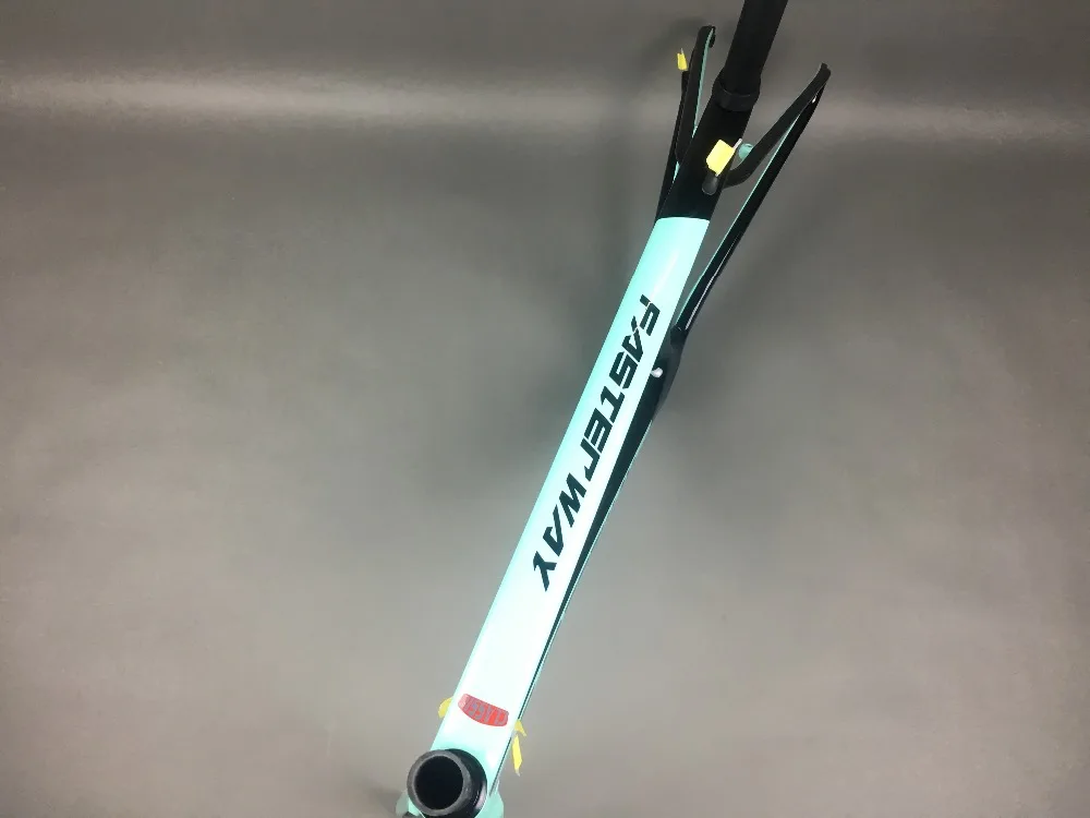 Cheap 2019 design super light FASTERWAY classic carbon road frameset D Brake carbon bike frame:Frameset+Seatpost+Fork+Clamp+Headset 31