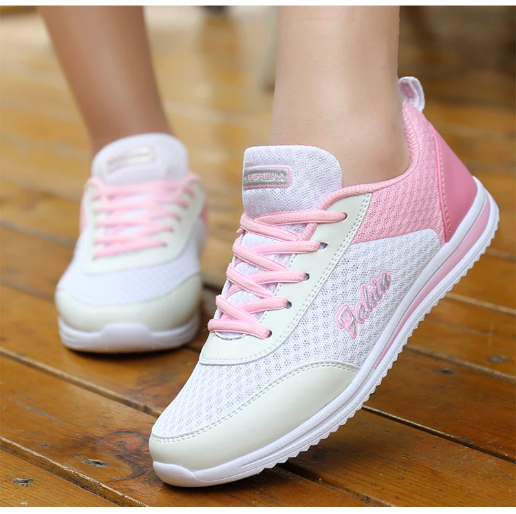 Women Sneakers Shoes, Casual Ladies Lace-Up Sneakers for Girls-Sapato Feminino Breathable, Running and Tennis Shoes for Women Free Shipping