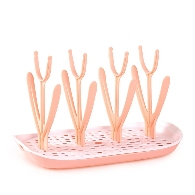 

Baby Bottle Drying Rack Baby Feeding Bottles Cleaning Dryer Drainer Storage Nipple Shelf Baby Pacifier Feeding Cup Holder