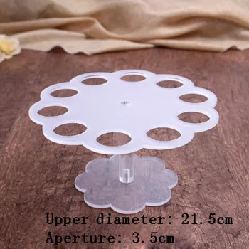 

Acrylic crispy ice cream stand 10 Holder Acrylic Ice Cream Cone Sushi Hand roll Stand Transparent for kitchen tool