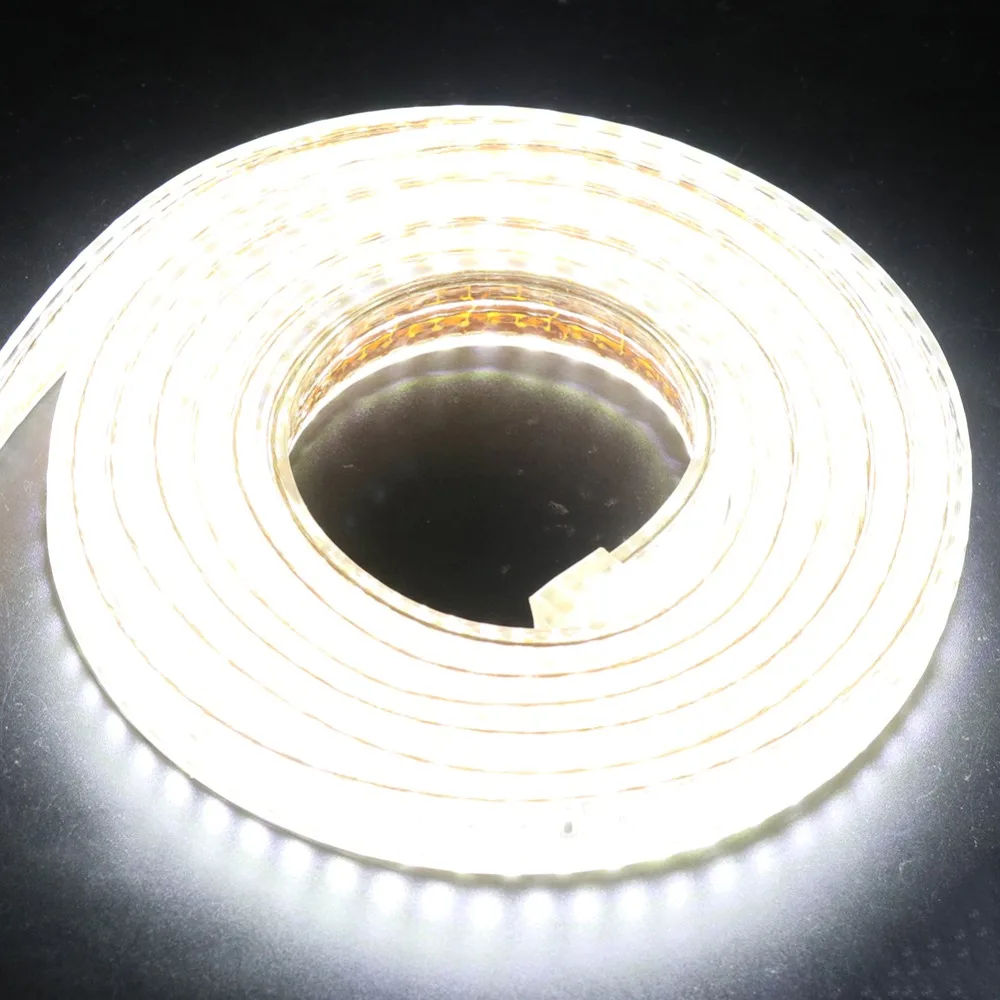 XUNATA 276Led s/m SMD 2835 Светодиодная лента 220 В 50 см режущаяся трехрядная