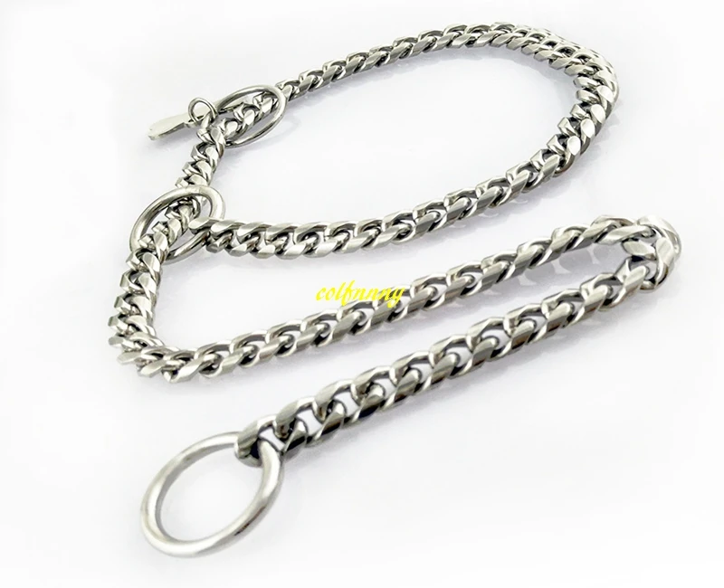 100pcs/lot Snake Chain Dog Training Collar Pet Show Collar Heavy Duty