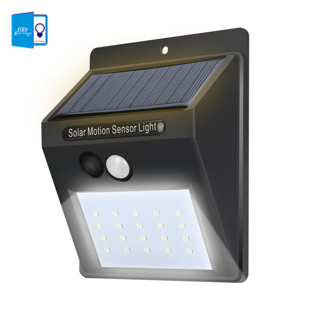 

[DBF]20/30/40 LED Waterproof Wireless Solar Powered Wall Light with PIR Motion Sensor Solar Light Street Yard Path Wall Lights