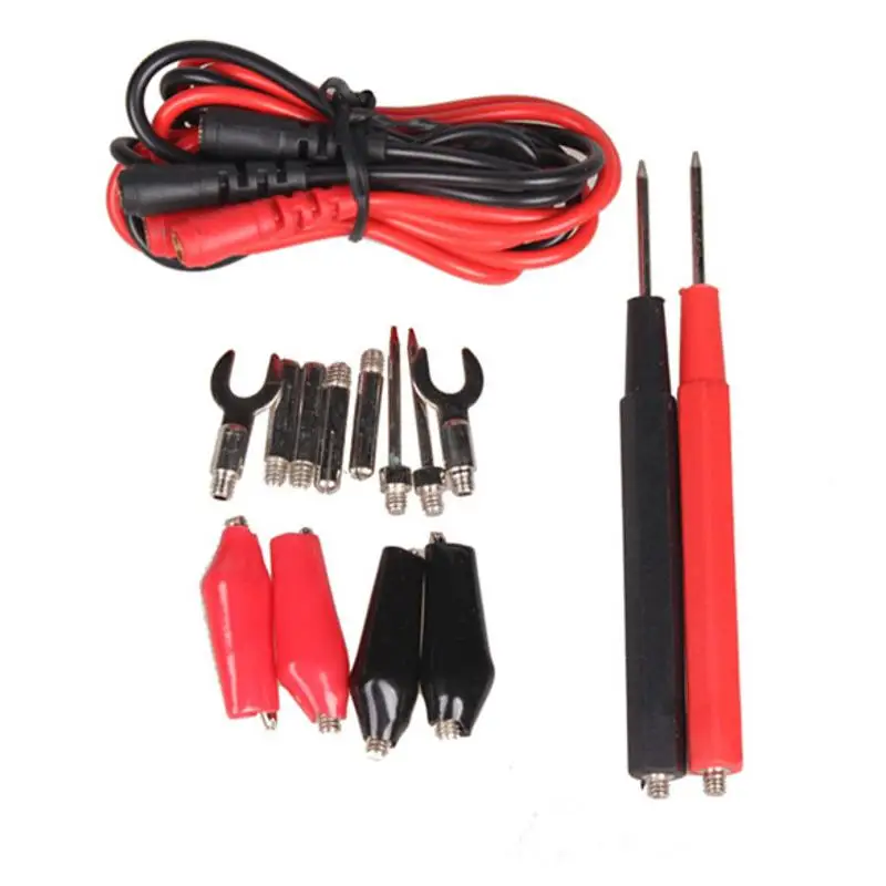 

Multifunction 16pcs/set Digital Multimeter Test Leads Alligator Clip Tool Multimeter Probe Multi Meter Tester Wire Cable