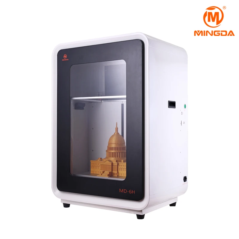 Новейший 3d принтер машина высокая точность 3D Тихая печатная машина полная металлическая рама высокая точность и нить