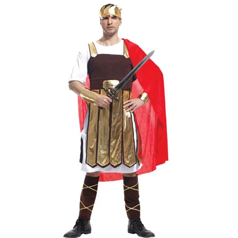 New Adult cosplay Ancient Roman warrior theme costumes party Masquerade ...