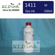 [КЛД чернила] 1 шт. x 500 мл Совместимость BCI-1411 BCI1411 пурпурными чернилами краситель для W7200 W8200 W8400 большой принтер формата