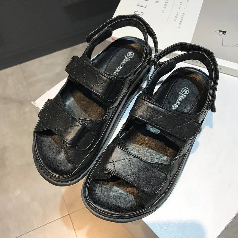 

2018 summer new fashion flat shoes women's sandals platform women's shoes
