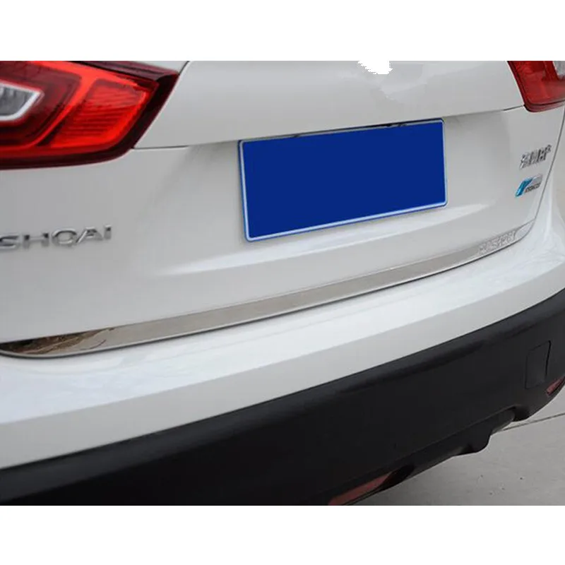 Для Nissan Qashqai j11 2016 2017 наклейка на дверь задняя из нержавеющей стали отделка