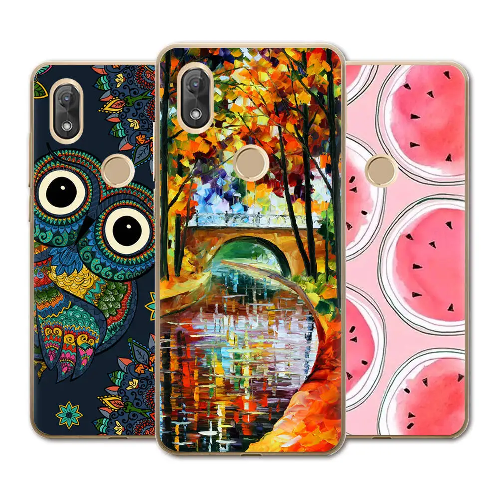 

For Wiko View2 Pro Case Pudding Silicon Case Colorful Painted Cartoon Cover For Wiko View 2 / View Go /View Max Phone Capa L102