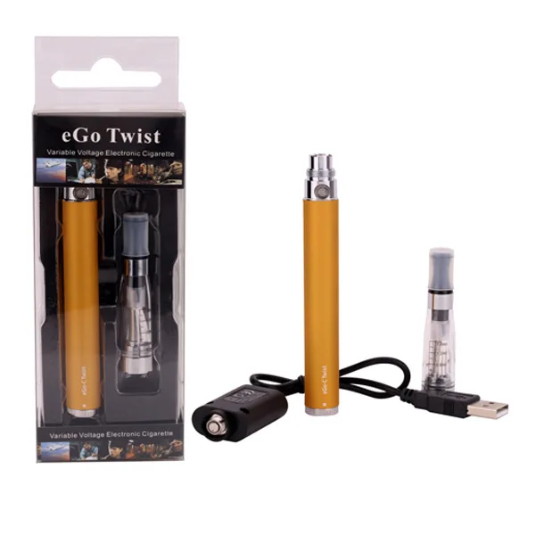 Ego C Twist CE4 блистерный стартовый комплект электронной сигареты Evod eGo VV батарея 1 6 мл