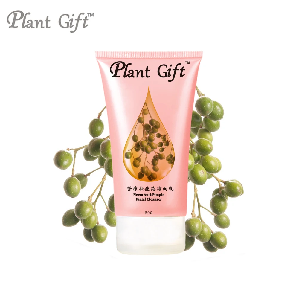 Neem Anti Pimple Facial Cleanser 60G Essential Oil Prevent acne, acne