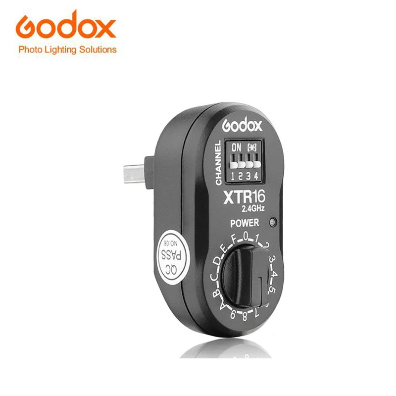 Godox XTR-16 Wireless 2.4G Remote Control Flash Receiver for X1C X1N Transmitter Trigger Wistro AD360/DE/QT/QS/GS/GT DP series |