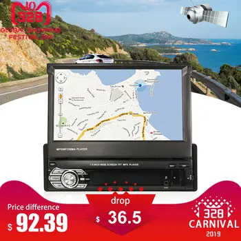 

Universal 7inch Automagnitola 1 Din Car Stereo Radio MP5 Player Autoradio GPS Navigation Retractable for bmw e53 x1 kia rio 3