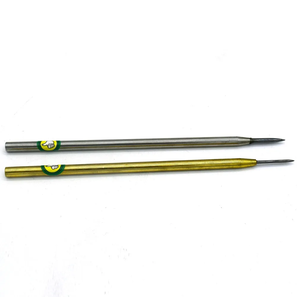

7'' Steel Burnisher Long Sharp Nose Curved Burnisher Jewelers Ring Tool For Jewelry Making Craft 2PCS