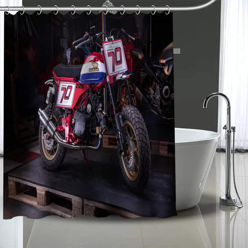 Пользовательские мотоциклетные занавески для душа Современные тканевые занавески для ванной s домашний декор занавески s больше размеров на заказ Ваш образ - Цвет: 9