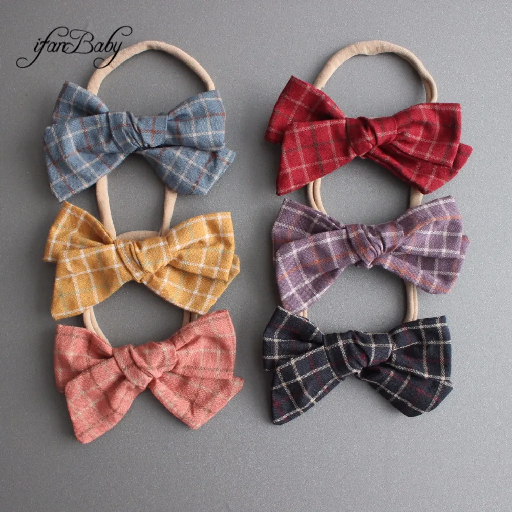 Fashion Oversize kids Nylon flower Headband fabric bow headband | Украшения и аксессуары