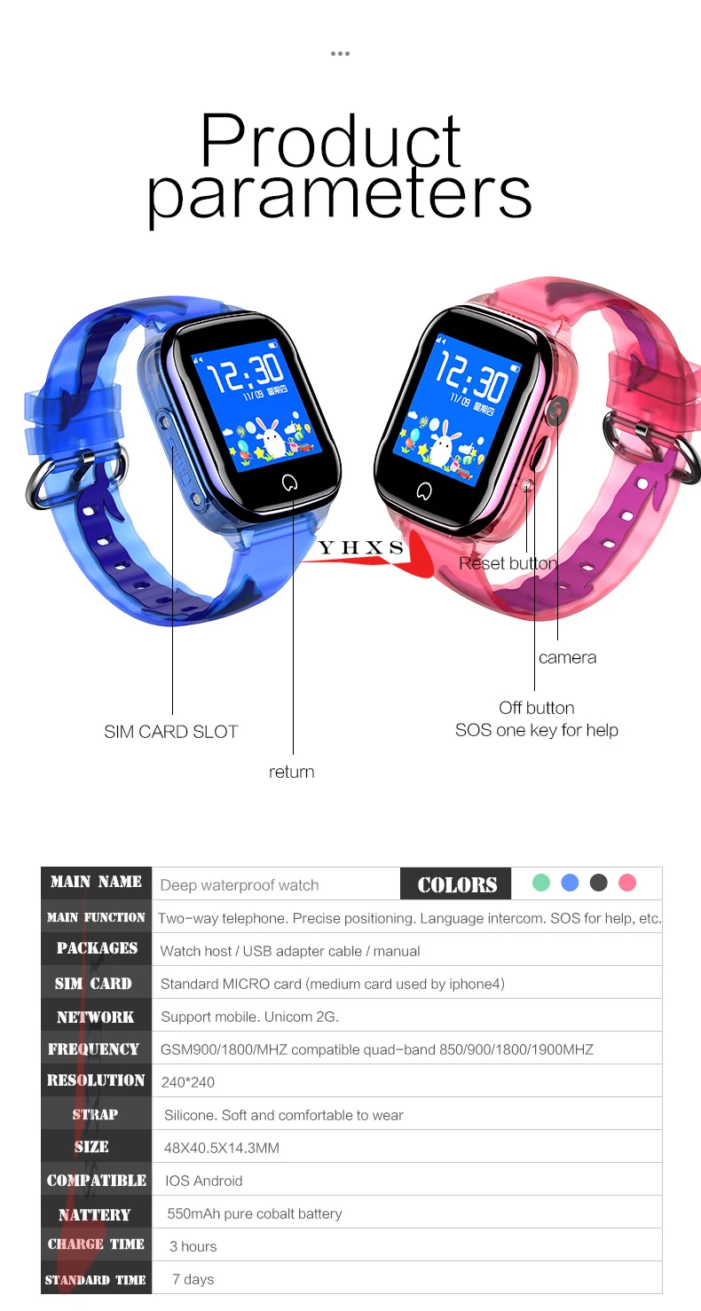 K21 Смарт-часы для детей IP67 Водонепроницаемый LBS SOS телефон часы с gps часы с sim-картой для IOS Android наручные часы