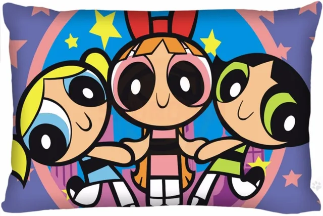 Custom Decorative Pillow Case The Powerpuff Girls Rectangle Printed Simple Zippered Decorative Pillow Covers Custom Decorative Pillow Case The Powerpuff Girls Rectangle Printed Simple Zippered Decorative Pillow Covers