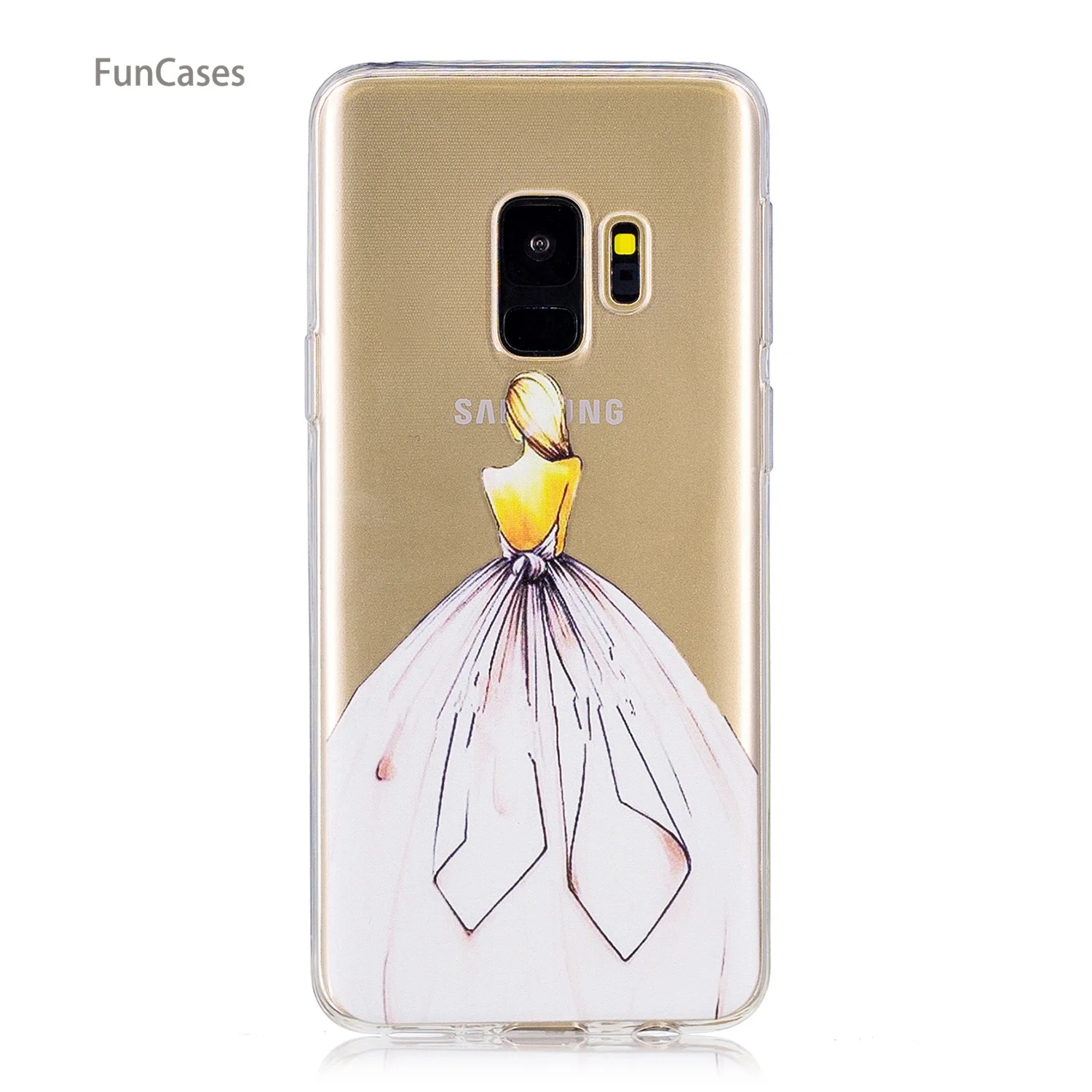 

50 patterns! Girl Case sFor Carcasa Samsung S9 Soft TPU Back Cover Para Sports Silicone Cover sFor Samsung Galaxy S9 Movil Tok