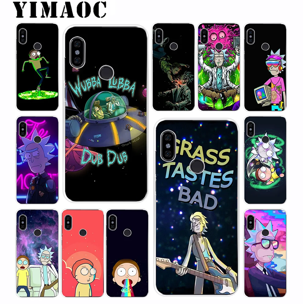 Мягкий силиконовый чехол YIMAOC Rick and Morty для Xiaomi Redmi 6 6A 5A 5 S2 Puls Note 8 7 4X4 4A Pro Go |