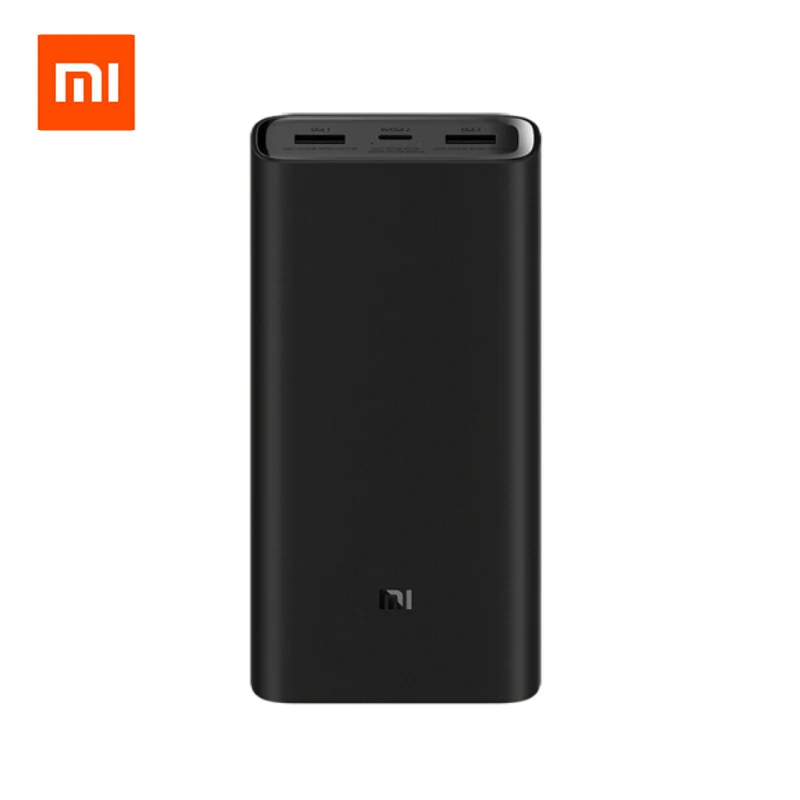

Xiaomi Mi 20000mAh Power Bank 3 Charger Dual USB 20000 mAh Powerbank External Battery Upgrade 2C for iPhone Samsung Huawei