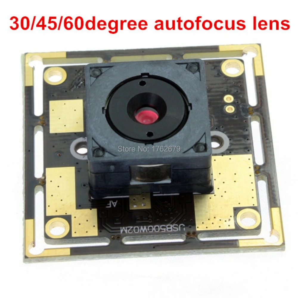 

5MP auto focus usb camera module with 45 degree lens