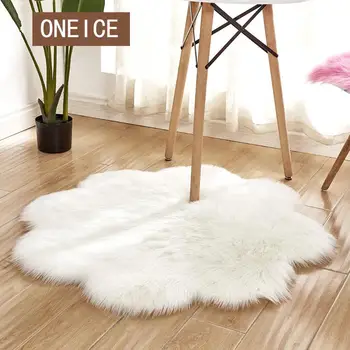 

Rug Carpet Imitation Australian Wool European Door Mat Floor Mat Semi-circular Sofa Living Room Bedside Mat Carpet