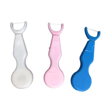 30 м нейлоновая зубная нить с держателем для чистки зубов, инструмент для ухода за полостью рта, очиститель 789