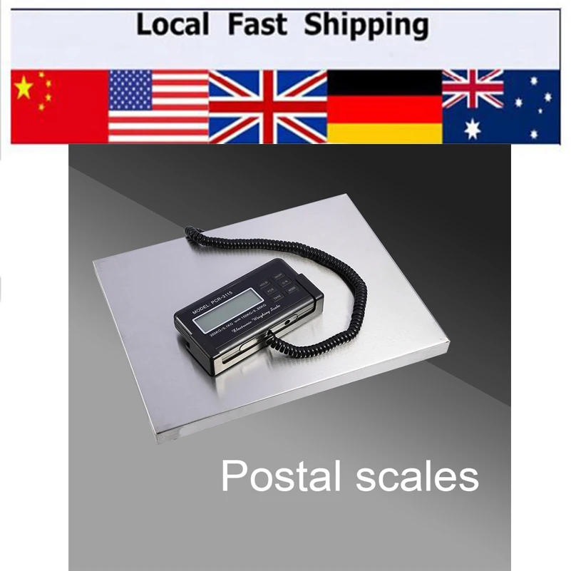 

Commercial Scales Digital Platform Postal Scale Electronic Weight 0.1-300KG