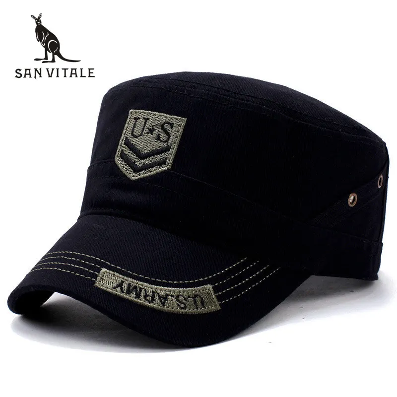 

Hats & Caps Men Flat Top Quality Para Hombre Stranger Things Man U.S.Army Black Luxury Brand Designer Casual Accessories Golf