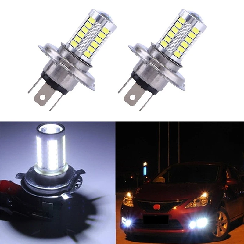 2 шт. H4 33 SMD 5630 СИД автомобиля поверните Противотуманные огни днем Бег свет 33SMD авто