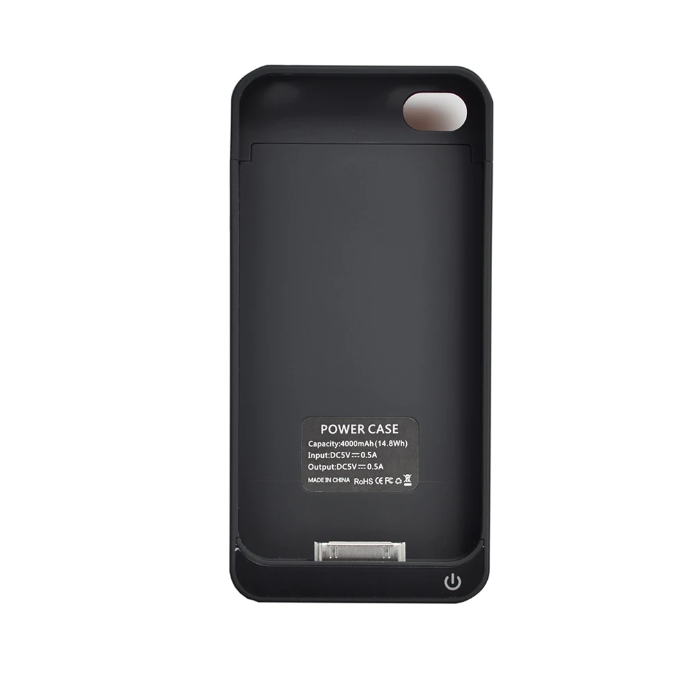 imágenes para Eyoube Para iPhone4s 4000 mAh Recargable Batería Externa Cubierta del Cargador de Reserva de la Energía Bank Funda para Apple iPhone4 4S imágenes para Eyoube Para iPhone4s 4000 mAh Recargable Batería Externa Cubierta del Cargador de Reserva de la Energía Bank Funda para Apple iPhone4 4S