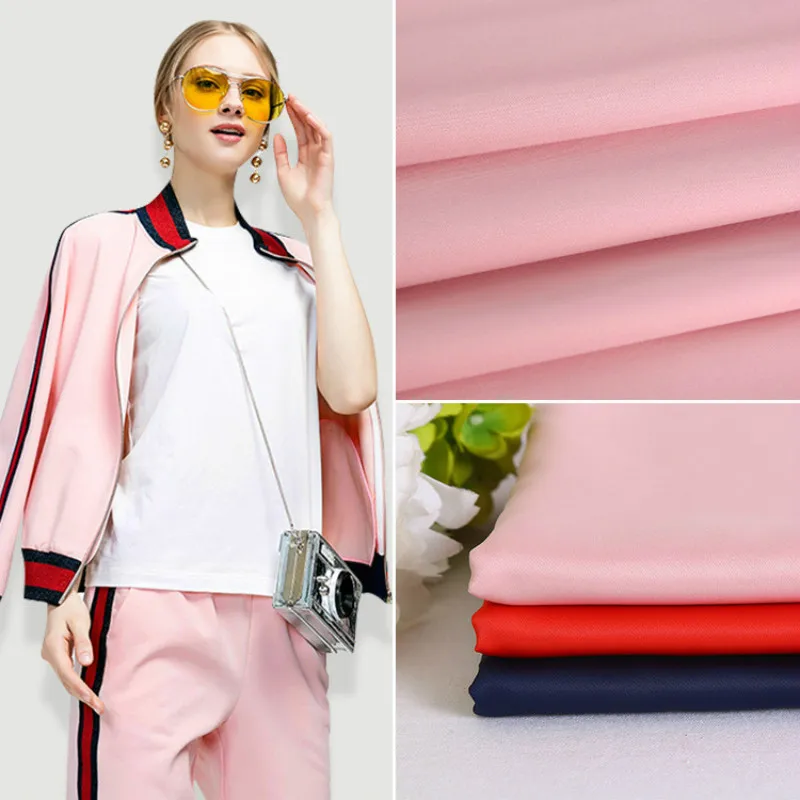 

Spandex Imitation Acetic Acid Thick Satin Satin Fabric Hand-stitched Baseball Uniform Fashion Dress Elastic Satin Fabric