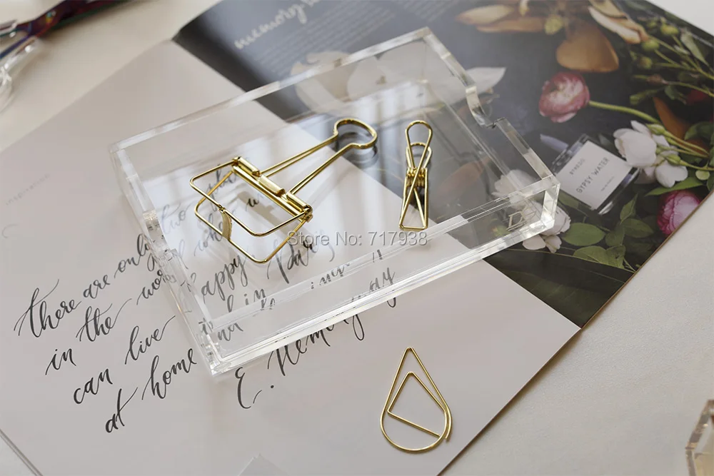 Acrylic Notepad holder-3