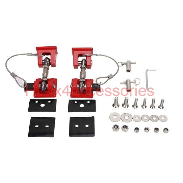 RED Hood Lock Catch Latch05