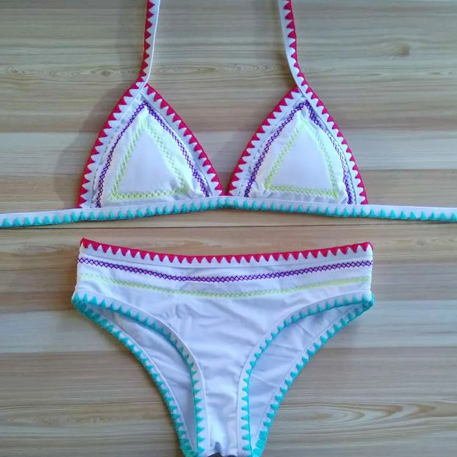 

2017 Brazilian Bikini Bathing Suit Biquinis Crochet Swimwear New Sexy Handmade Crochet Bikini Set Women Crochet Swimsuit