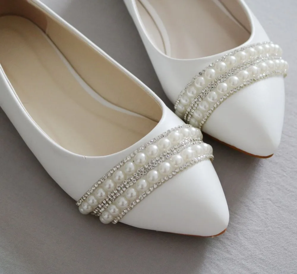 flat shoes with diamonds