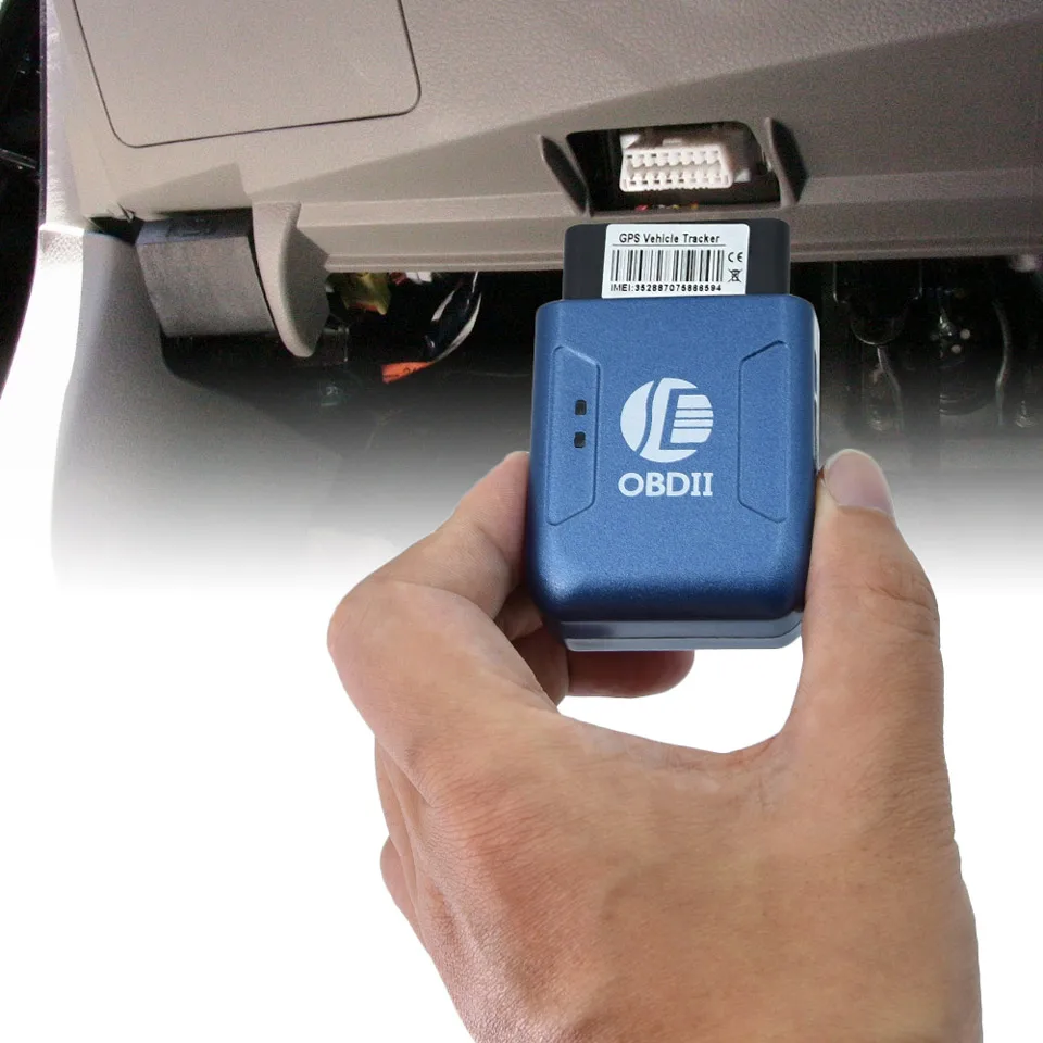 Mini OBD2 GPS tracker GPRS Real Time Tracker Car Tracking System With Geofence protect Vibration Phone SMS alarm alert tk206