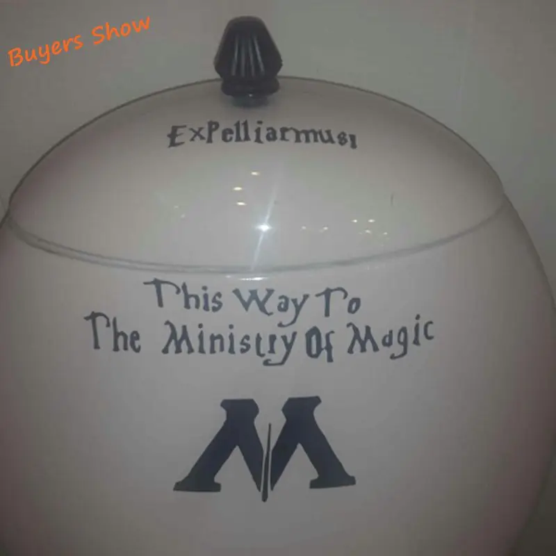 "Ministry of Magic This Way" Wall Decals Potter Quotes Vinyl Wall Sticker Home Toilet Seat Decor wall stickers,toilet stickers