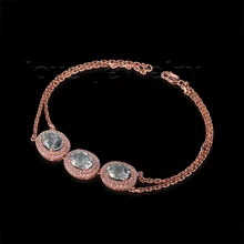 Овальный 7x9 мм 14Kt Золотой натуральный бриллиант зеленый аметист браслет для продажи WP025