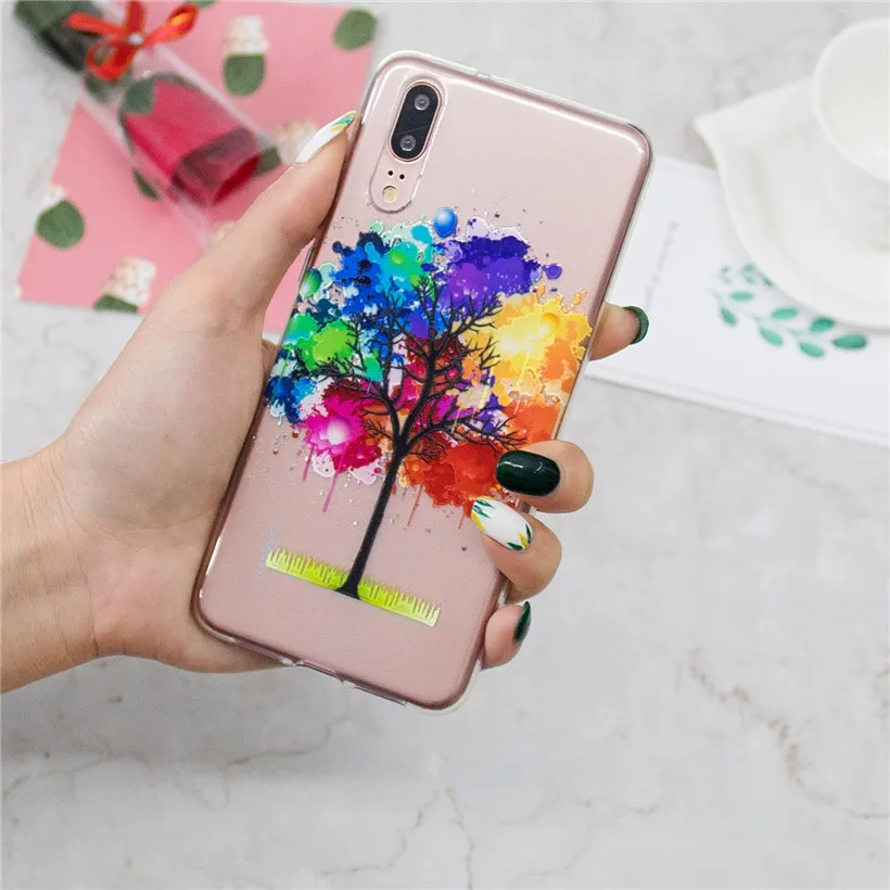 HEMASOLY чехол для huawei P20 Lite силиконовый Pro милый мягкий с рисунками животных из