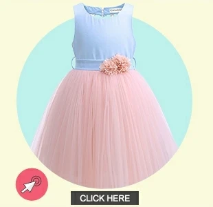 Ярко-розовые Простые Платья с цветочным узором для девочек, платья для молодых девушек на вечеринку, одежда GD50514-2
