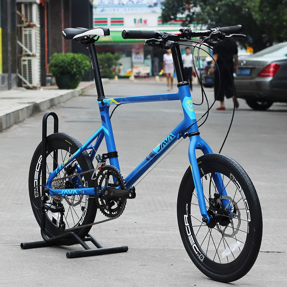 JAVA LIMIITED CL 2" Minivelo велосипед гидравлический дисковый тормоз Uniex высокое качество городской 406 городской мини велосипед 18 скоростей синий