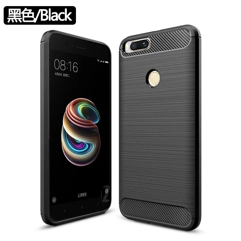 

xiaomi mi A1 case new arrival Luxury Slim Brushed Pattern Rugged Protective Back Cover TPU Silicone for xiaomi Mi A1 5X