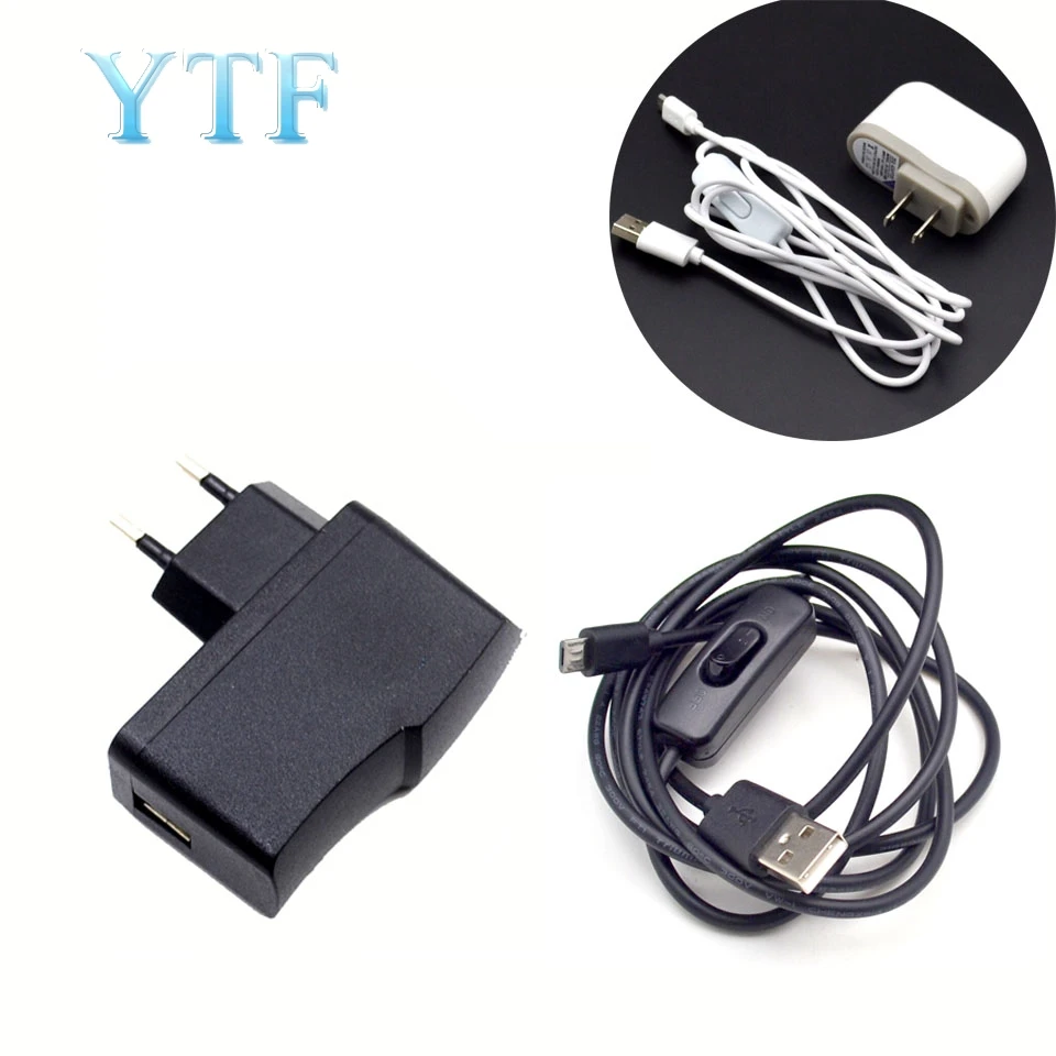 Кабель адаптер для зарядного устройства Micro USB импульсный источник питания Raspberry