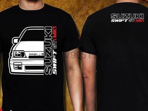 

Japan Car Suz Swift Gti Mk1 Brand Men 2019 Fashion Round Neck Best Selling Male Natural Cotton Adult T-Shirt