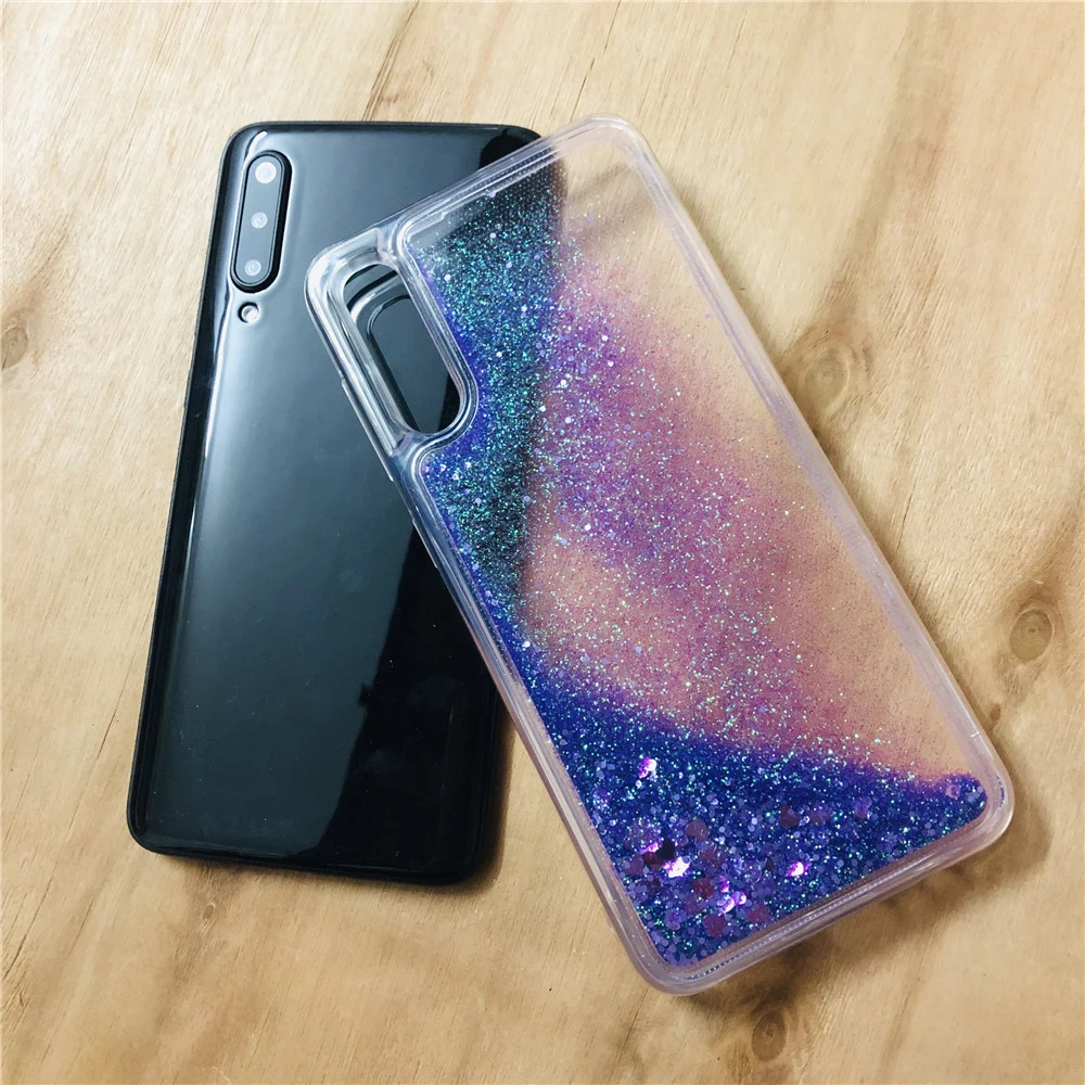 Чехол для samsung Galaxy A50 A30 A70 A20 A10 M10 M20 M30 Жидкий блеск мягкий силиконовый чехол A6 A8 J4 J6 плюс A7 S8 S9 S10