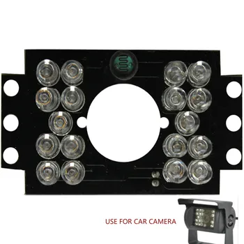 

IR LED Board 18pcs 5mm 940nm Invisible LED Infrared illuminator Lamp panel For Car Camera Recorder LED Module