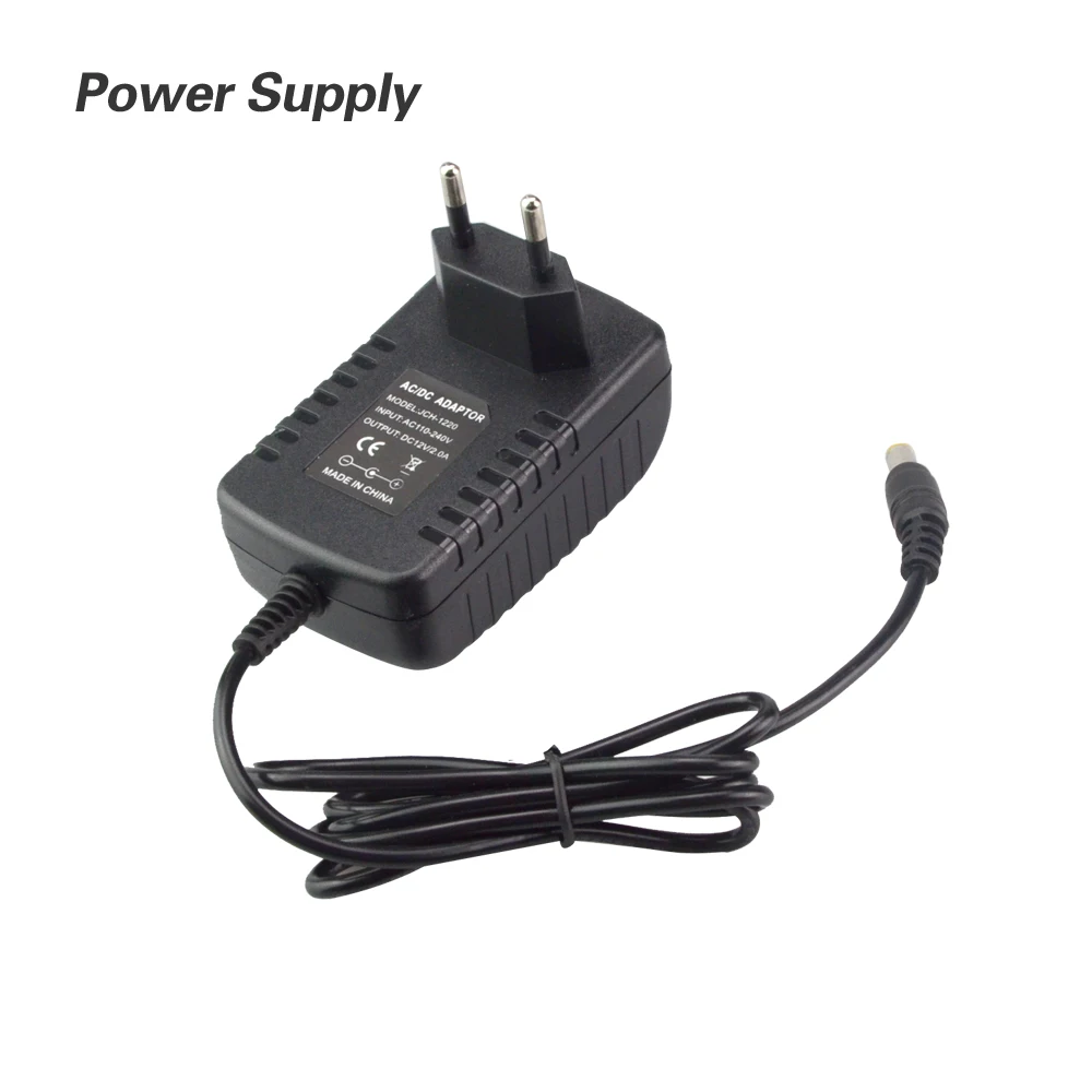 EU/US Plug Power Supply Adapter AC 110 240V to DC 12V 3A For LED Strips